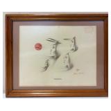 Framed Print of Painting Titled ï¿½Tribesmenï¿½