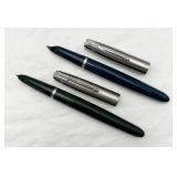 2 Vintage Parker Fountain Pens