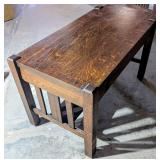 *Antique Mission 26' x 48' Table w/Drawer