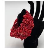 88 gram Coral Bracelet w/Elastic Band