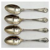 4 Gorham Sterling Silver Youth Spoons, 54gr