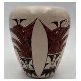Vtg Hopi-Tewa Native American Pottery Vase