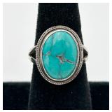 Sterling Silver & Turquoise Ring