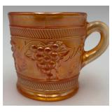 Vtg. Dugan Marigold Carnival Glass Mug