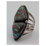 Native American Sterling & Royston Turquoise Ring