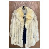 Original Blue Fox Fur Coat