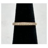 10K Gold & Diamond Band Ring, 1.855gr