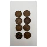 8 Indian Heap Pennies