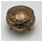 Vintage Victorian Style Glass Top Jewelry Box