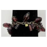 Purple Beaded Fashion Bracelet