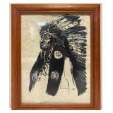 Print of Portrait Titled ï¿½James Arkeketah-OTOï¿½