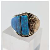 Incredible S. Ray Sterling & Opal Ring