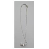 AVON Silvertone Little Prayer Box Necklace