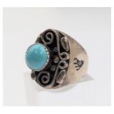 Navajo Sterling & Turquoise Ring
