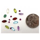16 Genuine Gemstones Totaling 6.63 ct