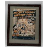 VTG Disney ï¿½Mickey Mouseï¿½s Birthday Partyï¿½ Picture
