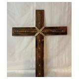 Decorative Wooden Fired Cross