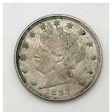 1883 ï¿½Vï¿½ Nickel, Very Good Condition