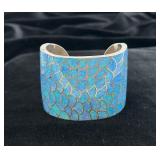 Carmichael Haloo-Zuni 925 Opal Fish Scale Bracelet