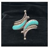 Beautiful Sterling Silver Turquoise Cuff Bracelet