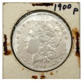 1900-P Morgan Silver Dollar, Near UNC Condition