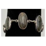 Sterling Silver Labradorite Bracelet