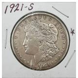1921-S Morgan Silver Dollar