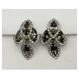 Pair of Smokey ï¿½Weissï¿½ Ear Clips