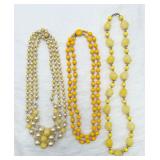 Yummy in Yellow! 3 Fashion Necklaces