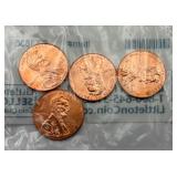 3- 2009 & 1- 2009- D Uncirculated Pennies