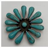 Sterling Silver Turquoise Pendant