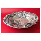 Sterling Silver Bowl w/Grape Cluster Pattern