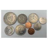 Lot of Vintage Denmark Foreign Coins