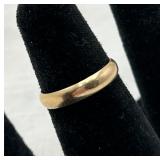 14K Gold Band Ring