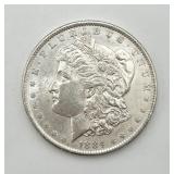 1884-O Morgan Silver Dollar, AU Condition