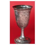 Vtg Fisher Sterling Silver Kiddush Cup #1467