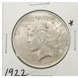 1922 Peace Silver Dollar