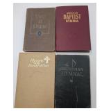 4 Vintage Hymnals, published 1940-76