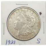 1921-S Morgan Silver Dollar