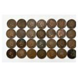 28-1897 Indian Head Pennies