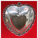 Fisher Sterling Silver Heart Shaped Candy/Nut Dish