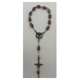 Pretty purple Bead Rosary