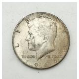 1964-D Kennedy 90% Silver Half Dollar