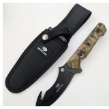 10" Mossy Oak Skinning Knife w/Sheath