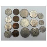 Lot of Vintage Miscellaneous Foreign Coins