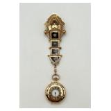 Antique 18K Gold Chatelaine Watch