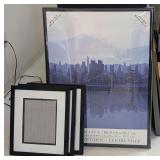 4 New Frames: 3- 14ï¿½' x 16' w/Mat, 1 24' x 32'