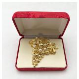 Golden Grape Cluster Pin