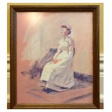 Print of Painting 'Professional Nurse'