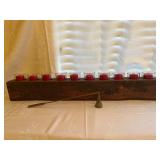 Rustic Farmhouse Candle Holder & Candle Snuffer